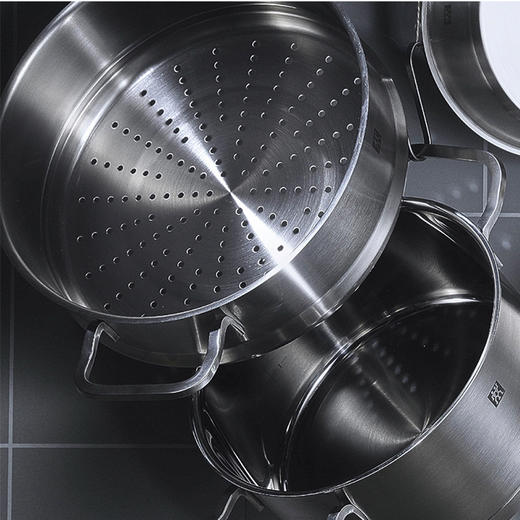 双立人ZW-C130 锅具套装 （深烧锅24cm+蒸笼24cm套装）+双立人ZW-C129锅具套装 (煎炒锅24cm+单柄炖锅16cm )【鲜知20.0】 商品图2