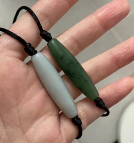 JS（小白）和田玉长勒子项链