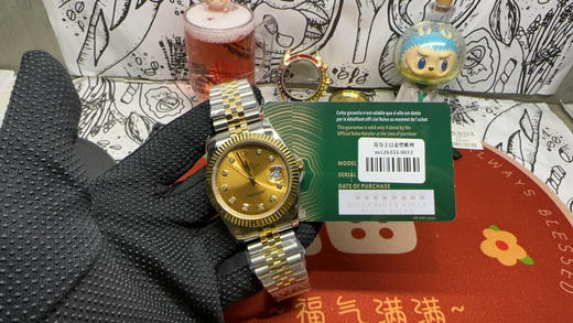 长荣『vs包金』劳力士星期日历型41和36毫米日志，颠覆以往传统工艺！一：904L精钢。二：18厚金部分采用台湾zui新铸金技术，比市场一般的“包金”耐用三倍，搭配正品一致的工艺，正品原版开模无破绽 商品图1