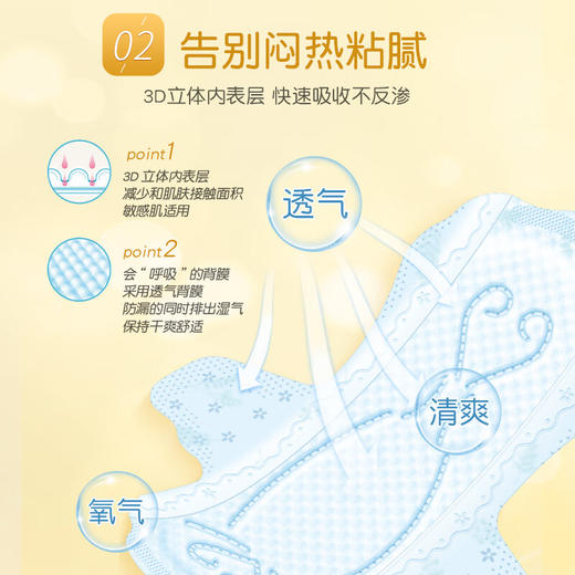 大王爱璐茜光羽极薄棉柔180迷你卫生巾14片 商品图3