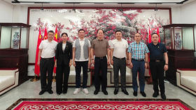  广东省清远市清新区委书记一行走访芳华国际 
