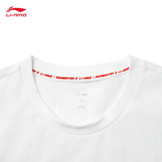 2025新品李宁LI-NING羽毛球服T恤男女同款羽毛球服速干凉爽短袖文化衫AHSV055 AHSV057 商品图7