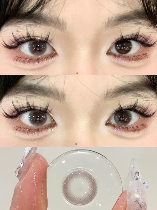 toastnomi 奶茶酱酱/水光泡泡/水滴光晕 棕黑 14.2-14.5mm 半年抛 非离子 商品图2
