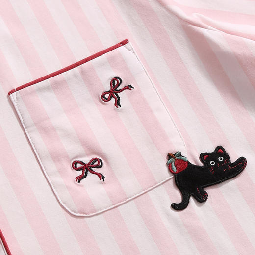 100%棉芬腾春季纯棉卡通可爱女款家居服套装 A-4146 商品图3