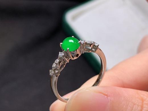 蛋面翡翠戒指 商品图3