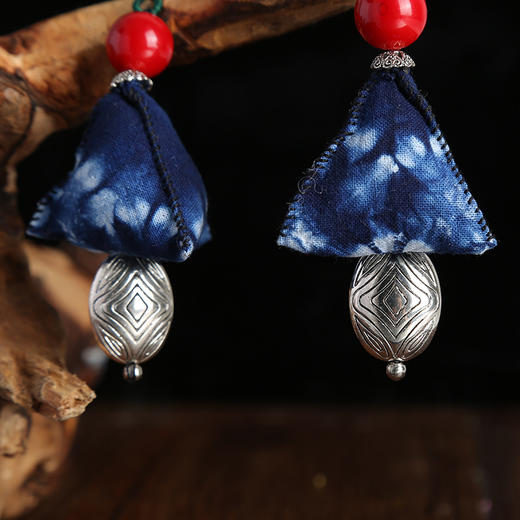 蕉月手工蜡染耳环  | 民族风情 商品图3