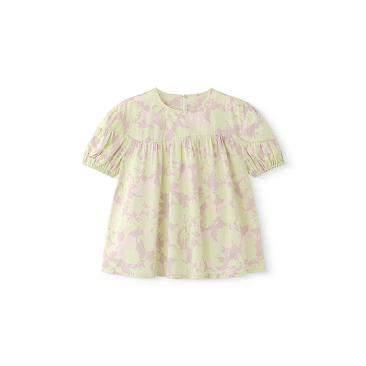 【商场同款】英氏儿童衣服夏季短袖上衣女童圆领纯棉T恤2025新款 商品图4