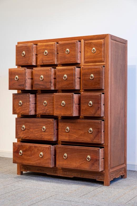 红桥红 | 家具严选  缅甸花梨（大果紫檀）【116药柜 收纳柜】 商品图5