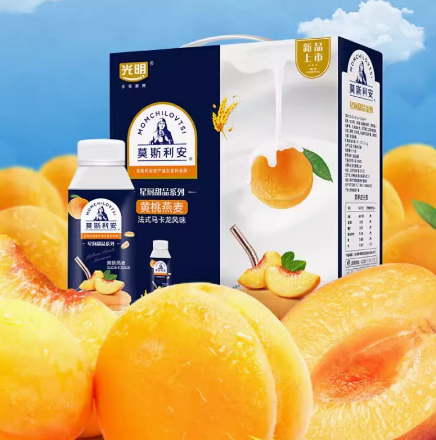 H莫斯利安TT风味酸奶(黄桃燕麦风味) （200ml*10）