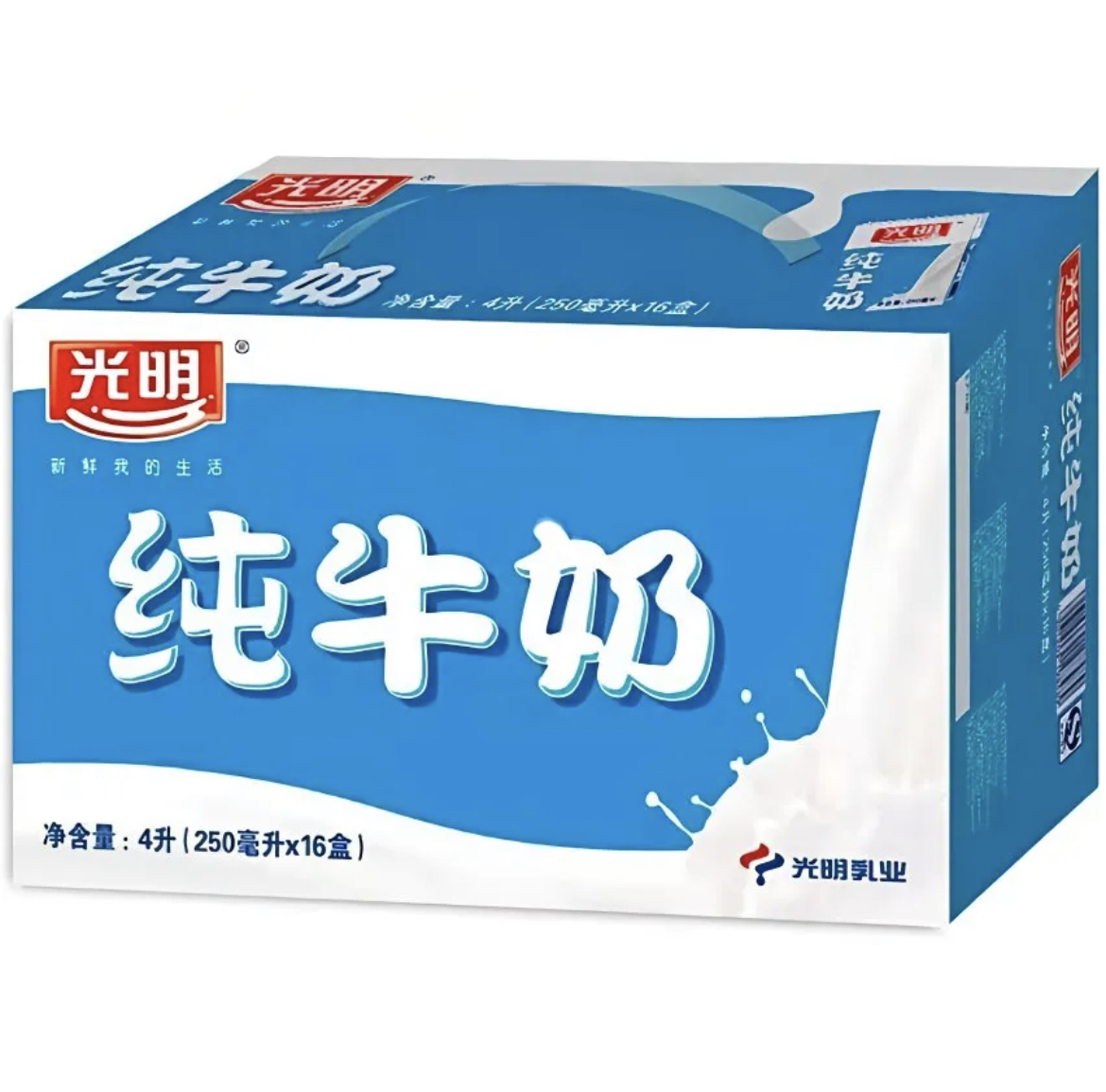 H光明利乐包纯牛奶（250ml*16）