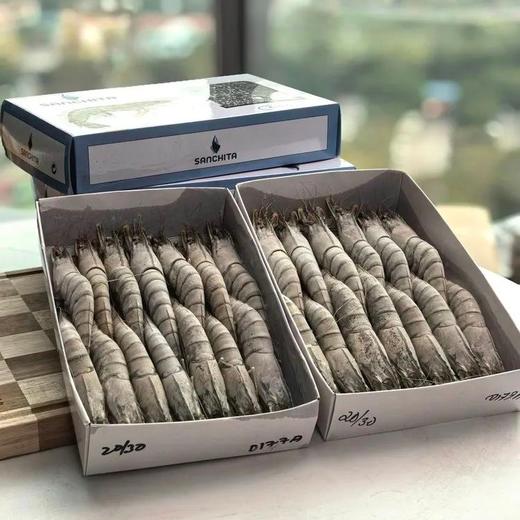 原装进口·生冻黑虎虾（约12-15只每斤）肉质紧致丰腴 Q弹饱满 0脂肪高蛋白 商品图1