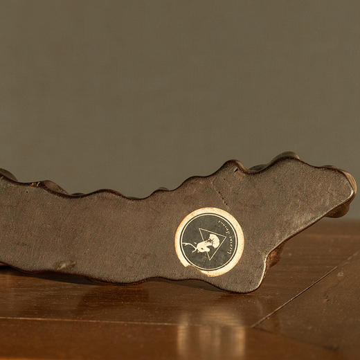 清 紫檀木雕山子笔架山 商品图4