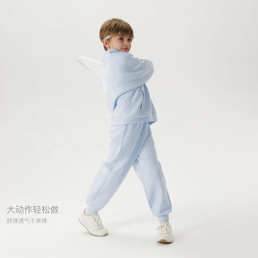 马克珍妮男童时尚立领空气卫衣儿童运动上衣2025年春装新款250030 商品图2