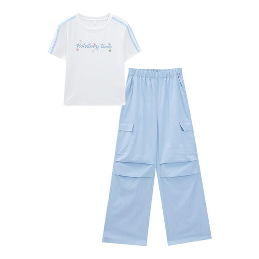 IEF/爱依服2025时尚套装 夏季 美式甜酷休闲运动风百搭上下套裤D41008 商品图5