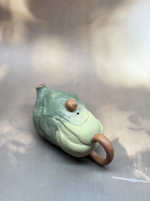 老段泥粉浆白菜壶紫砂壶 约150ml 商品图1