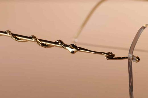 【蛇年限定款】LINDBERG镜架Precious 2539-YG Snake 145mm YG 商品图4