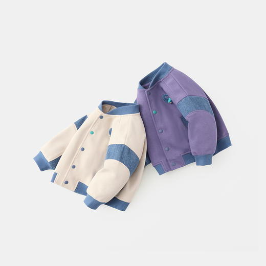 【双面空气层】齐齐熊宝宝棒球服外套男童春秋款2025新款儿童上衣 商品图8