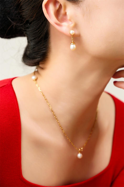 pearl moments珍刻 朝露 （珍珠）耳环 商品图11