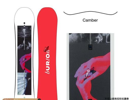 【七折清仓】BURTON伯顿24-25雪季新品女士Talent Scout粉蝴蝶滑雪单板132181 商品图0