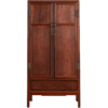 清 红木三抹门带柜膛一封书式方角柜 商品缩略图5