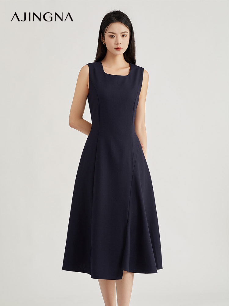 【踏青甄选价】阿菁娜优雅收腰内搭背心连衣裙A28Q112032