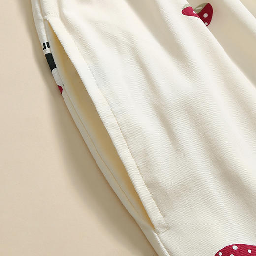 芬腾睡衣女春秋季新款纯棉长袖开衫套装休闲加大码女款全棉家居服 商品图4