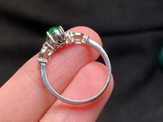 蛋面翡翠戒指 商品图4