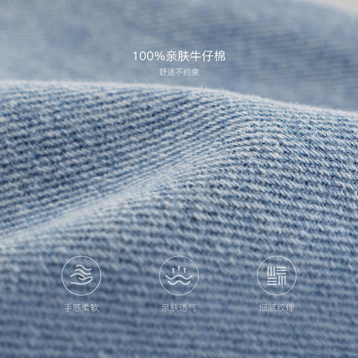 马克珍妮女童甜酷牛仔半身裙儿童百搭荷叶裙2025年春装新款250135 商品图3