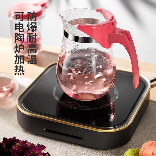 雅集玻璃壶水滴飘逸杯650ml（闺蜜粉） 商品图9