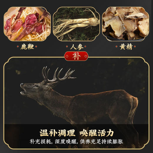 顺满春堂杞鞭益参膏杞鞭膏益肾膏男人膏食养养生茶买2送1 商品图3