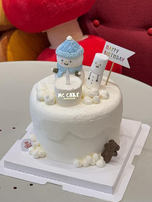 小雪人裱花蛋糕 商品图1