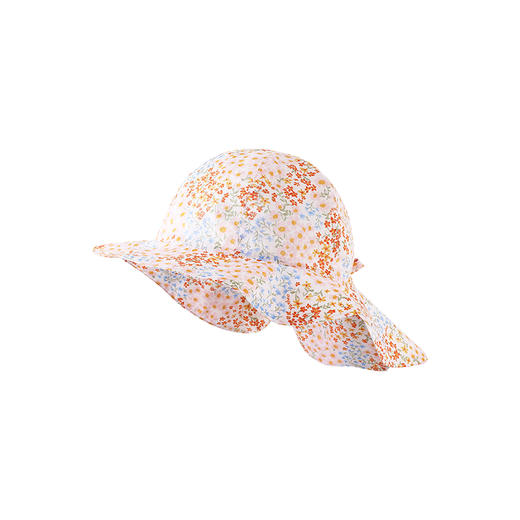 【商场同款】英氏儿童帽子夏纯棉遮阳渔夫帽女童可折叠防晒太阳帽 商品图4