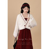 鹿向南【草莓可颂】红色吊带裙秋冬2025新中式短外套慵懒风套装女 商品缩略图2