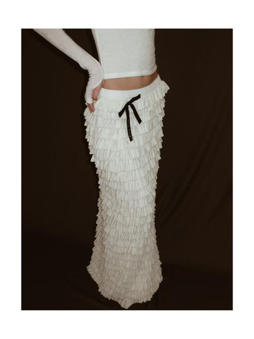 蛋糕长半裙 黑/白/红 商品图0