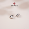 阮仕衡星系列（耳夹） S925银淡水珍珠耳饰 8.5-9mm ES24083HXD 商品缩略图1