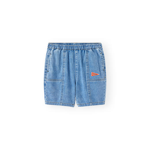 英氏儿童牛仔裤夏季男童休闲百搭短裤中大童裤子2025新款牛仔裤 商品图4