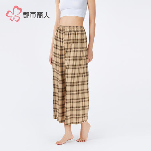 都市丽人女士家居长裤薄梭织人棉超值精选单条裤LHH8A2 商品图2