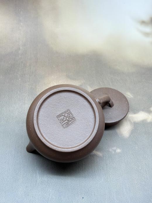 张强|紫泥筑金壶紫砂壶 约150ml 商品图3