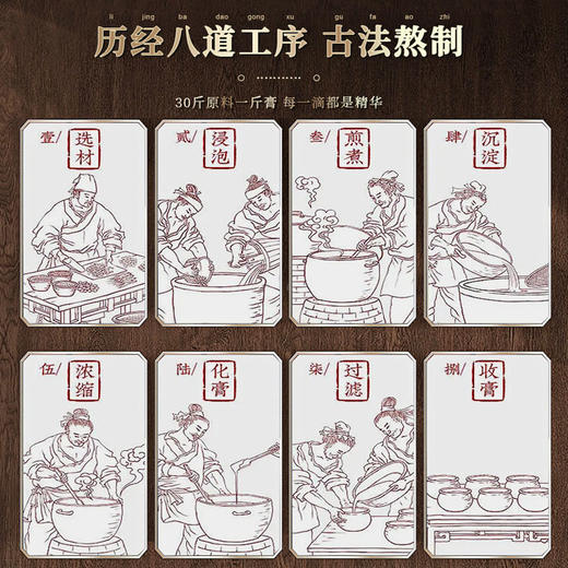 纯诚堂茯湿膏纯成堂家伏湿膏养生膏纯城堂伏诗糕伏诗膏官方旗舰店 商品图2