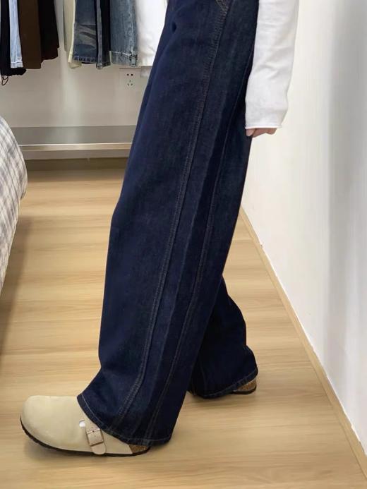 <曾小咸推荐> 深蓝色直筒牛仔裤  商品图6
