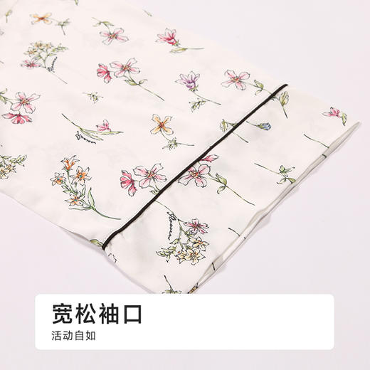 都市丽人女士丝质两件套薄冰雪丝印花好睡好眠两件套LHH4A5 商品图8