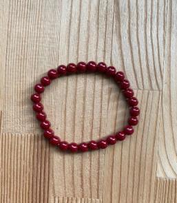 JS（小白）朱砂单圈手链（素圈） 商品图0