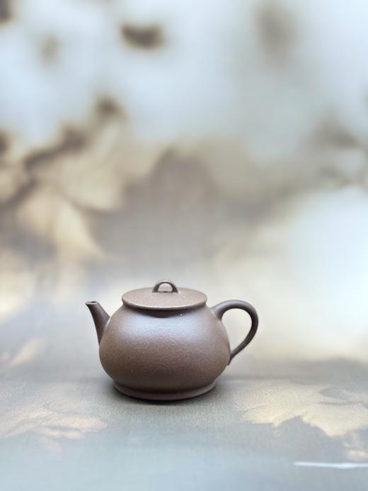 张强|紫泥筑金壶紫砂壶 约150ml 商品图0