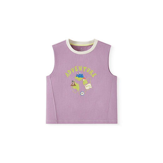 英氏儿童背心夏季透气休闲上衣男童女童背心2025新款 商品图4