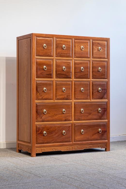 红桥红 | 家具严选  缅甸花梨（大果紫檀）【116药柜 收纳柜】 商品图1