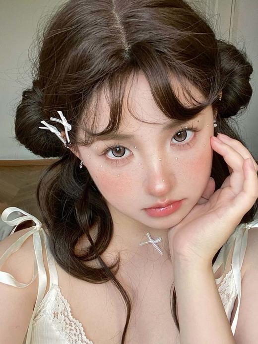 DorisCon 半年抛 白金糯米 直径14.5mm着色13.9mm 商品图2