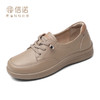 真皮轻便软底妈妈鞋子春秋款舒适中老年不累脚休闲运动皮鞋女单鞋5C8166-12 商品缩略图4