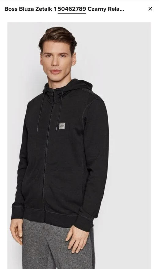 H.B 小方块 全棉毛圈拉链连帽帽衫卫衣 WY890 商品图1