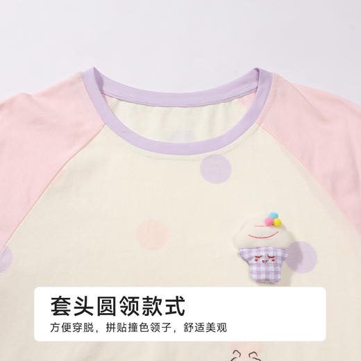 都市丽人女士特价棉质短袖套装薄32支CVC单面超值精选短袖类LHH6A1 商品图4