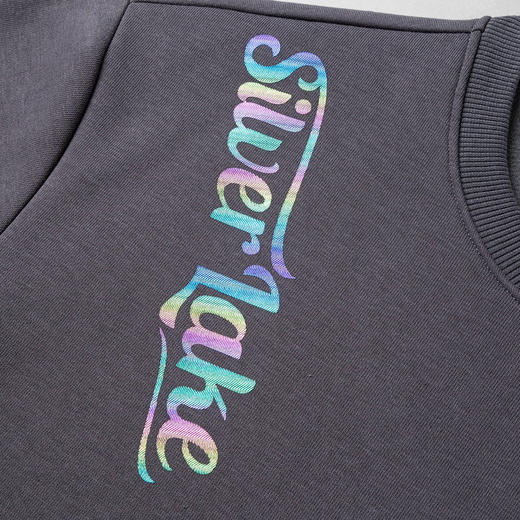 【加绒加厚】罗蒙男士秋冬含桑蚕丝长袖卫衣舒适百搭时尚胸花男士卫衣 商品图5